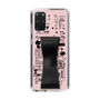 Slim Protection Case - STAND & RING RIBBON Black［ Rune Naito - RUNE Girl Retro & Modern - Pink ］