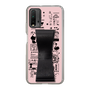 Slim Protection Case - STAND & RING RIBBON Black［ Rune Naito - RUNE Girl Retro & Modern - Pink ］