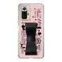 Slim Protection Case - STAND & RING RIBBON Black［ Rune Naito - RUNE Girl Retro & Modern - Pink ］