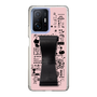 Slim Protection Case - STAND & RING RIBBON Black［ Rune Naito - RUNE Girl Retro & Modern - Pink ］