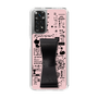 Slim Protection Case - STAND & RING RIBBON Black［ Rune Naito - RUNE Girl Retro & Modern - Pink ］