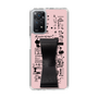 Slim Protection Case - STAND & RING RIBBON Black［ Rune Naito - RUNE Girl Retro & Modern - Pink ］