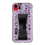 Slim Protection Case - STAND & RING RIBBON Black［ Rune Naito - RUNE Girl Retro & Modern - Purple ］