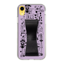 Slim Protection Case - STAND & RING RIBBON Black［ Rune Naito - RUNE Girl Retro & Modern - Purple ］