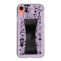 Slim Protection Case - STAND & RING RIBBON Black［ Rune Naito - RUNE Girl Retro & Modern - Purple ］