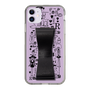 Slim Protection Case - STAND & RING RIBBON Black［ Rune Naito - RUNE Girl Retro & Modern - Purple ］