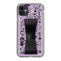 Slim Protection Case - STAND & RING RIBBON Black［ Rune Naito - RUNE Girl Retro & Modern - Purple ］