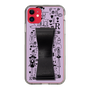 Slim Protection Case - STAND & RING RIBBON Black［ Rune Naito - RUNE Girl Retro & Modern - Purple ］