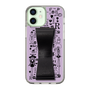 Slim Protection Case - STAND & RING RIBBON Black［ Rune Naito - RUNE Girl Retro & Modern - Purple ］