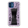 Slim Protection Case - STAND & RING RIBBON Black［ Rune Naito - RUNE Girl Retro & Modern - Purple ］