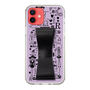 Slim Protection Case - STAND & RING RIBBON Black［ Rune Naito - RUNE Girl Retro & Modern - Purple ］
