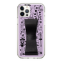 Slim Protection Case - STAND & RING RIBBON Black［ Rune Naito - RUNE Girl Retro & Modern - Purple ］