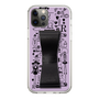 Slim Protection Case - STAND & RING RIBBON Black［ Rune Naito - RUNE Girl Retro & Modern - Purple ］
