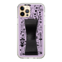 Slim Protection Case - STAND & RING RIBBON Black［ Rune Naito - RUNE Girl Retro & Modern - Purple ］