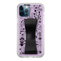 Slim Protection Case - STAND & RING RIBBON Black［ Rune Naito - RUNE Girl Retro & Modern - Purple ］