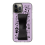 Slim Protection Case - STAND & RING RIBBON Black［ Rune Naito - RUNE Girl Retro & Modern - Purple ］