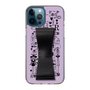 Slim Protection Case - STAND & RING RIBBON Black［ Rune Naito - RUNE Girl Retro & Modern - Purple ］