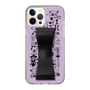 Slim Protection Case - STAND & RING RIBBON Black［ Rune Naito - RUNE Girl Retro & Modern - Purple ］