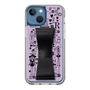 Slim Protection Case - STAND & RING RIBBON Black［ Rune Naito - RUNE Girl Retro & Modern - Purple ］