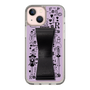 Slim Protection Case - STAND & RING RIBBON Black［ Rune Naito - RUNE Girl Retro & Modern - Purple ］