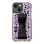 Slim Protection Case - STAND & RING RIBBON Black［ Rune Naito - RUNE Girl Retro & Modern - Purple ］