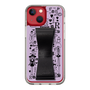 Slim Protection Case - STAND & RING RIBBON Black［ Rune Naito - RUNE Girl Retro & Modern - Purple ］