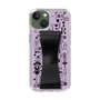 Slim Protection Case - STAND & RING RIBBON Black［ Rune Naito - RUNE Girl Retro & Modern - Purple ］