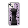 Slim Protection Case - STAND & RING RIBBON Black［ Rune Naito - RUNE Girl Retro & Modern - Purple ］