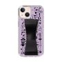 Slim Protection Case - STAND & RING RIBBON Black［ Rune Naito - RUNE Girl Retro & Modern - Purple ］