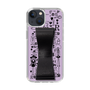 Slim Protection Case - STAND & RING RIBBON Black［ Rune Naito - RUNE Girl Retro & Modern - Purple ］