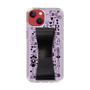 Slim Protection Case - STAND & RING RIBBON Black［ Rune Naito - RUNE Girl Retro & Modern - Purple ］