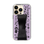 Slim Protection Case - STAND & RING RIBBON Black［ Rune Naito - RUNE Girl Retro & Modern - Purple ］