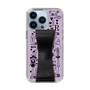 Slim Protection Case - STAND & RING RIBBON Black［ Rune Naito - RUNE Girl Retro & Modern - Purple ］
