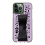 Slim Protection Case - STAND & RING RIBBON Black［ Rune Naito - RUNE Girl Retro & Modern - Purple ］