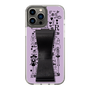 Slim Protection Case - STAND & RING RIBBON Black［ Rune Naito - RUNE Girl Retro & Modern - Purple ］