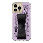 Slim Protection Case - STAND & RING RIBBON Black［ Rune Naito - RUNE Girl Retro & Modern - Purple ］