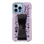 Slim Protection Case - STAND & RING RIBBON Black［ Rune Naito - RUNE Girl Retro & Modern - Purple ］