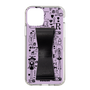 Slim Protection Case - STAND & RING RIBBON Black［ Rune Naito - RUNE Girl Retro & Modern - Purple ］