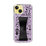 Slim Protection Case - STAND & RING RIBBON Black［ Rune Naito - RUNE Girl Retro & Modern - Purple ］