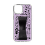 Slim Protection Case - STAND & RING RIBBON Black［ Rune Naito - RUNE Girl Retro & Modern - Purple ］