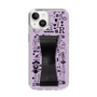 Slim Protection Case - STAND & RING RIBBON Black［ Rune Naito - RUNE Girl Retro & Modern - Purple ］