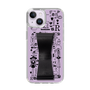 Slim Protection Case - STAND & RING RIBBON Black［ Rune Naito - RUNE Girl Retro & Modern - Purple ］