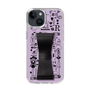 Slim Protection Case - STAND & RING RIBBON Black［ Rune Naito - RUNE Girl Retro & Modern - Purple ］