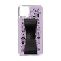 Slim Protection Case - STAND & RING RIBBON Black［ Rune Naito - RUNE Girl Retro & Modern - Purple ］