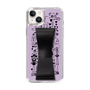 Slim Protection Case - STAND & RING RIBBON Black［ Rune Naito - RUNE Girl Retro & Modern - Purple ］