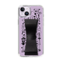 Slim Protection Case - STAND & RING RIBBON Black［ Rune Naito - RUNE Girl Retro & Modern - Purple ］