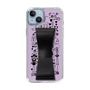 Slim Protection Case - STAND & RING RIBBON Black［ Rune Naito - RUNE Girl Retro & Modern - Purple ］