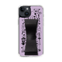 Slim Protection Case - STAND & RING RIBBON Black［ Rune Naito - RUNE Girl Retro & Modern - Purple ］