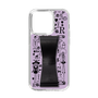 Slim Protection Case - STAND & RING RIBBON Black［ Rune Naito - RUNE Girl Retro & Modern - Purple ］