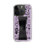 Slim Protection Case - STAND & RING RIBBON Black［ Rune Naito - RUNE Girl Retro & Modern - Purple ］